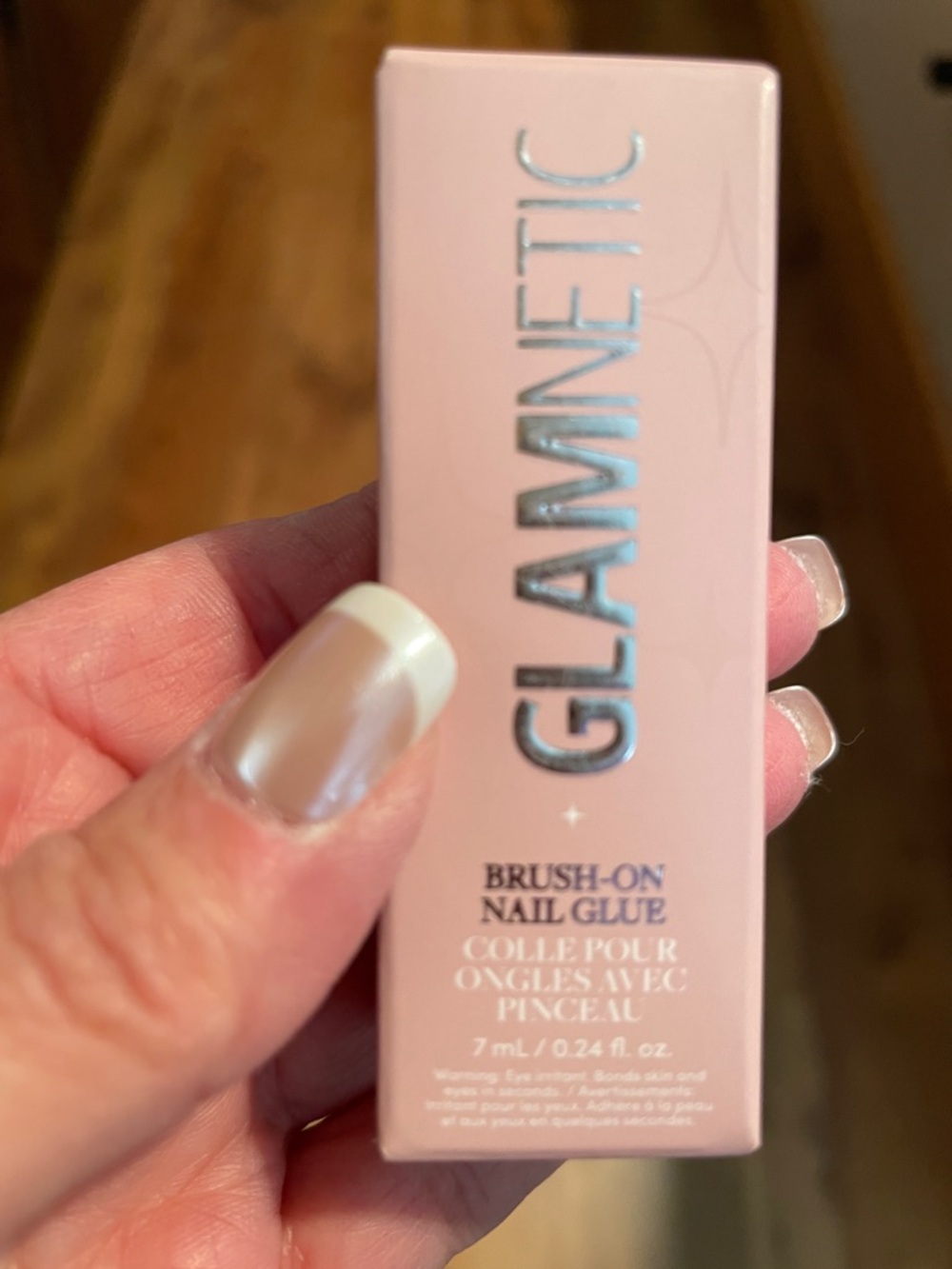 Glamnetic Brush-On Nail Glue - Pink